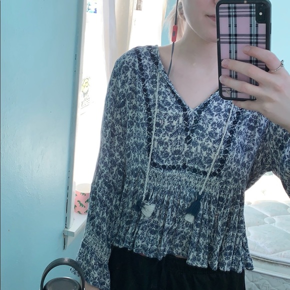 AEO Flowy shirt - Picture 2 of 2